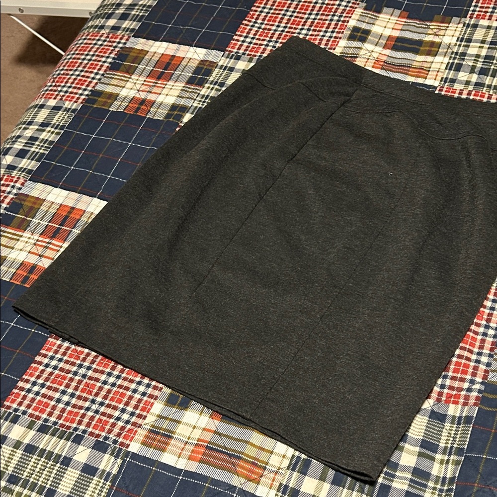 Ellen Tracy Charcoal Pencil Skirt